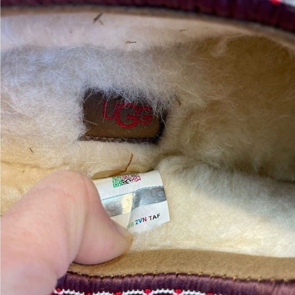 UGG Tazz Platform Slippers Chestnut NWT Size 9 - Picture 8 of 14